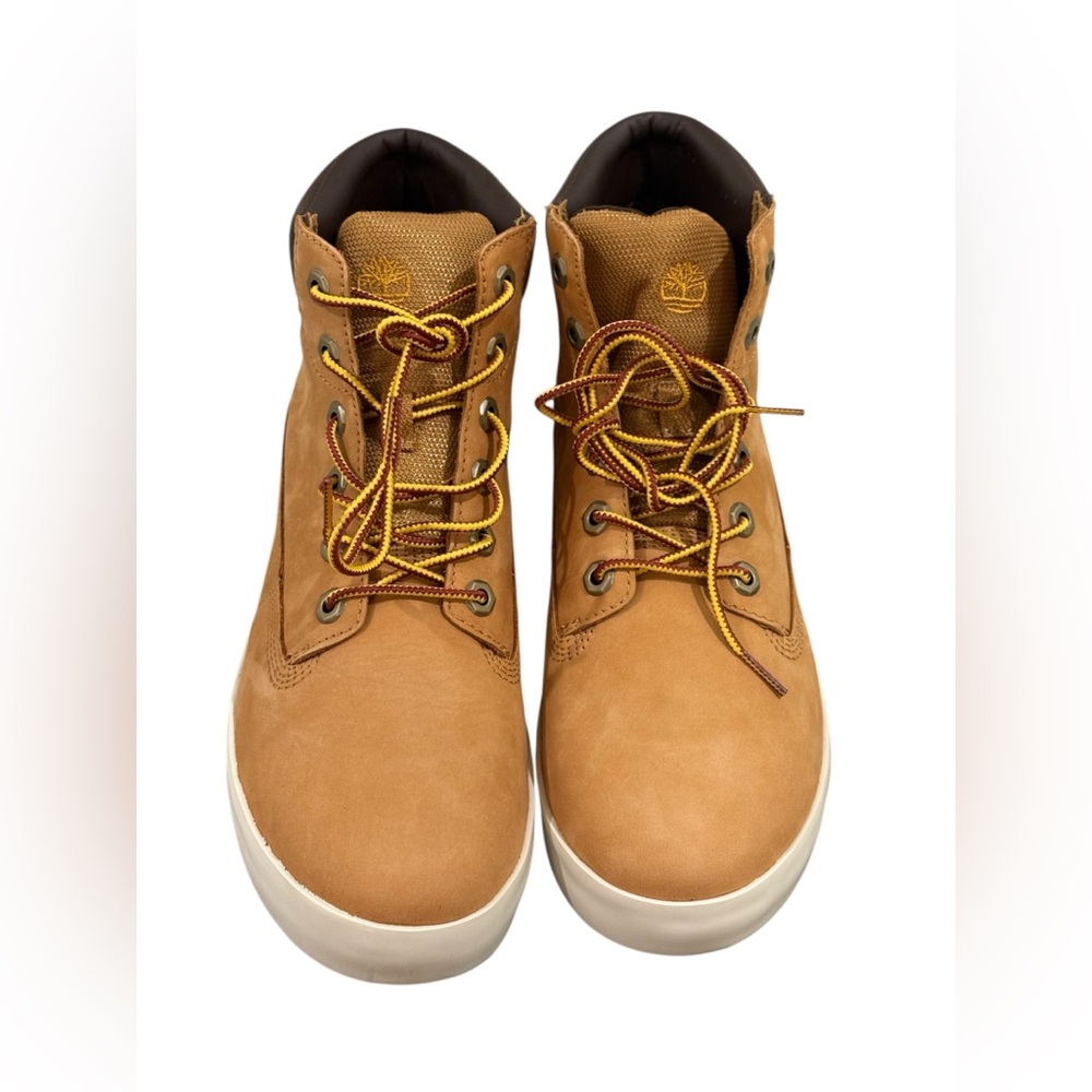 NEW Timberland Eden Leather Square Wheat Sneaker Boot ~ Size 10
